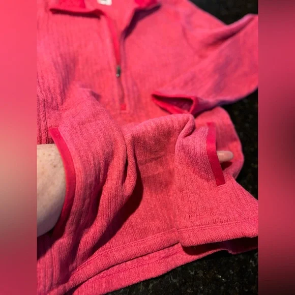 Patagonia Better Sweater Ribbed Marsupial 1/2 Zip Mock Neck ‘Jeweled Berry’ Sz S - Picture 6 of 13